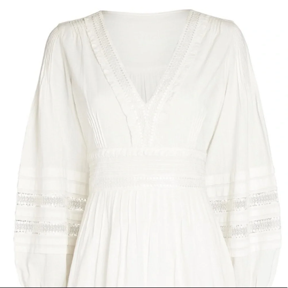 Intermix Long Sleeve Cotton Mini-Dress - Picture 2 of 7
